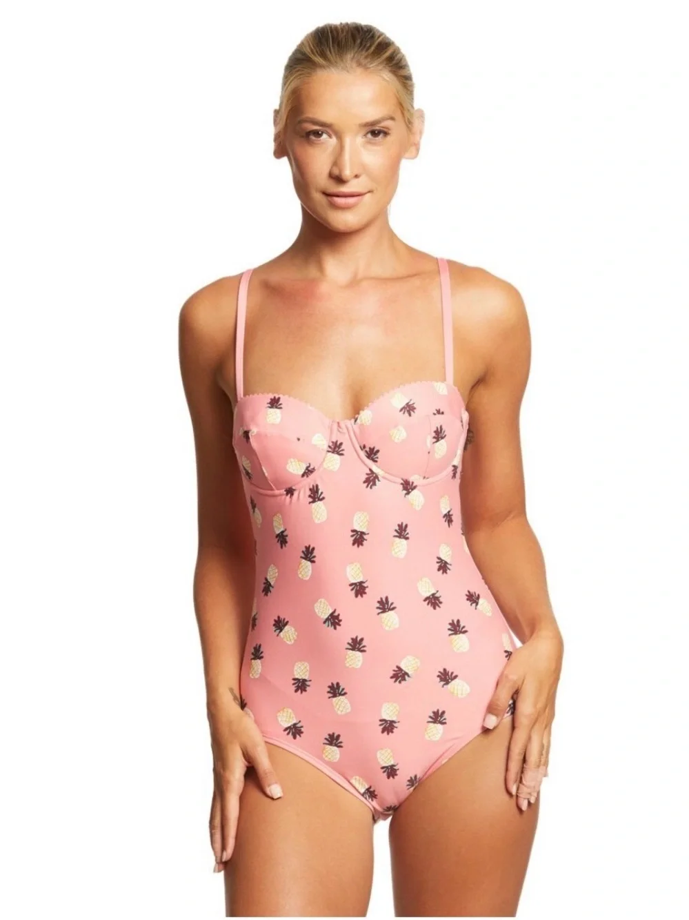 Kate Spade New York Laniakea Beach One-Piece Swimsuit Medium Retro Preppy Summer